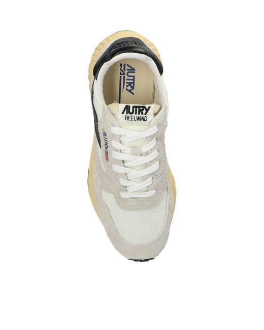 Autry White Reelwind Low-Top Sneakers