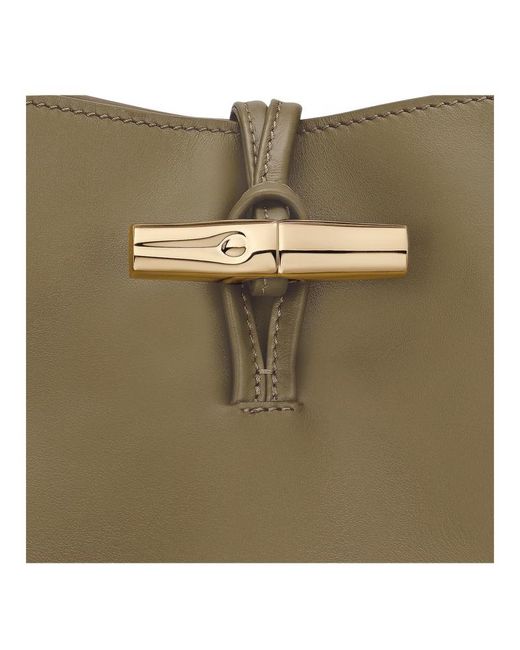 Longchamp Multicolor Bamboo Clasp Leather Shoulder Bag
