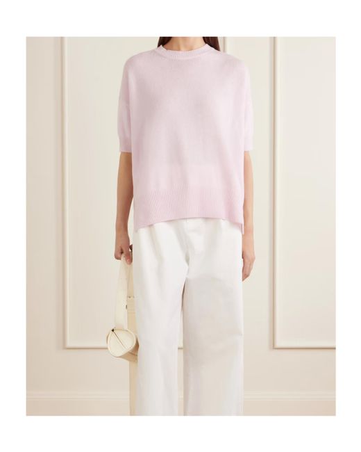 Jil Sander Pink Crew Neck Sweater