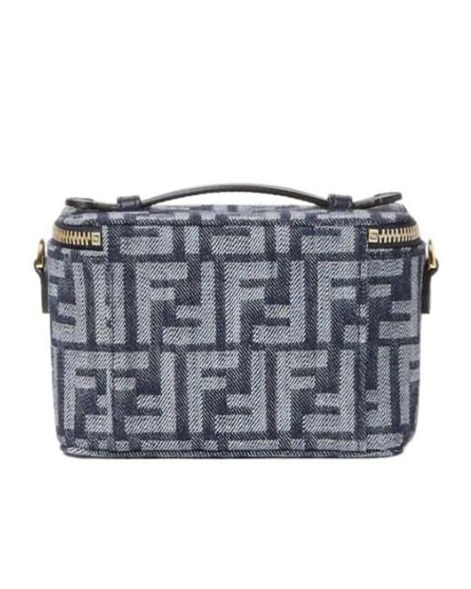 Fendi Multicolor Vanity Ff Jacquard Mini Shoulder Bag