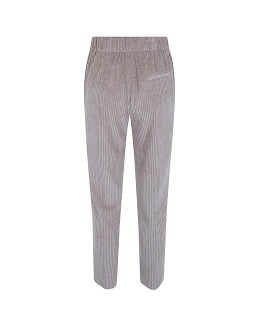 Anneclaire Gray Corduroy Trousers
