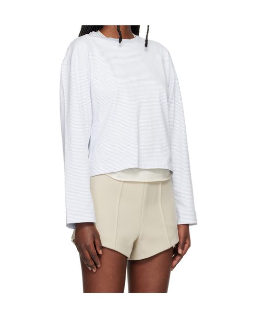 Rag & Bone White Long-Sleeved T-Shirt
