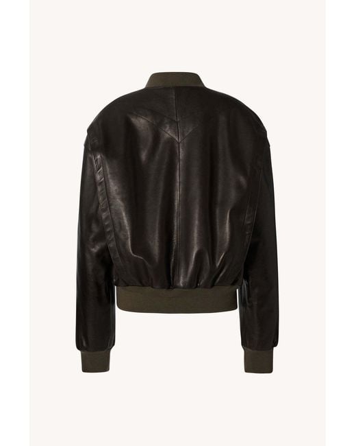 The Row Black Morisel Jacket