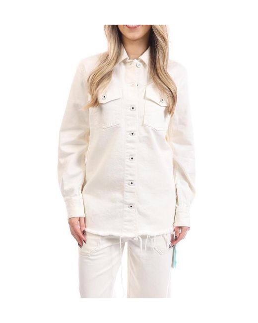 Off-White c/o Virgil Abloh White Corporate Long Sleeve Shirt