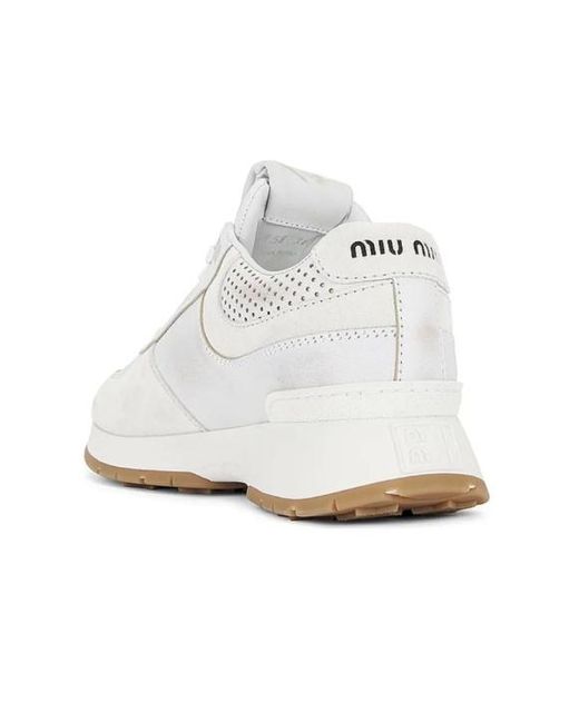 Miu Miu Multicolor Low Top Sneakers main image 0