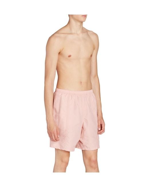 AMI Pink Drawstring Swimming Shorts for men