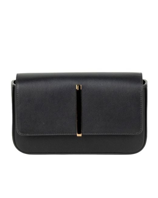 Tod's Black Di Bag Folio Mini Flap Bag