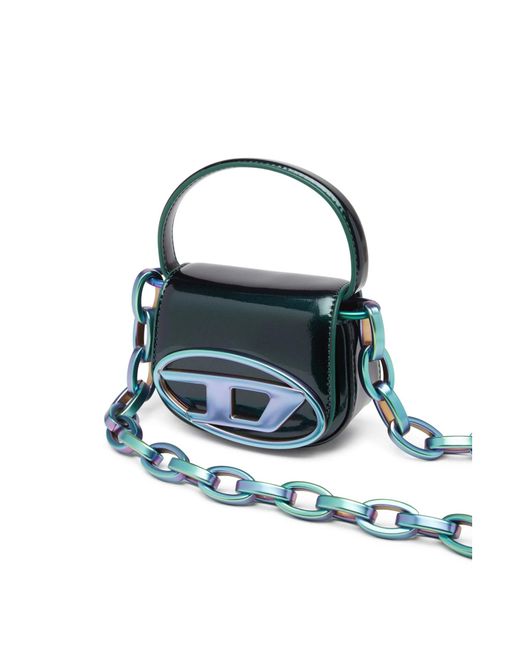 DIESEL Blue Mini 1Dr Appliqué-Logo Crossbody Bag