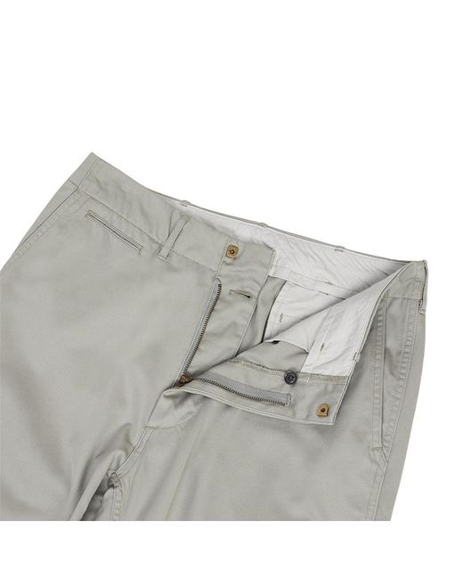Nanamica Gray Casual Pants With Belt Loops for men