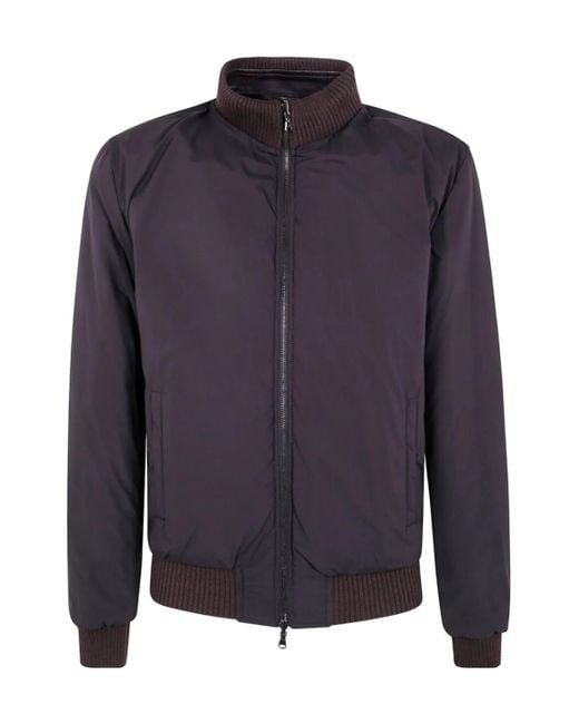 Barba Napoli Gray 'Fox Reversible' Jacket for men