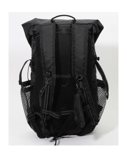 And Wander Black Ecopak 18L Backpack for men
