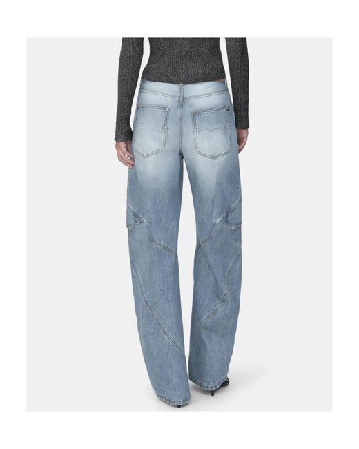 Amiri Blue Panelled Jeans