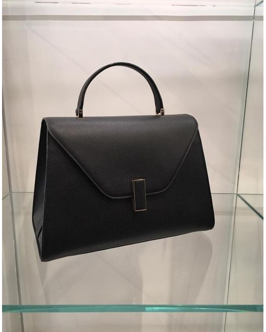 Valextra Black Oversized Envelope Tote