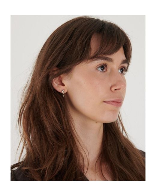 Sophie Bille Brahe White Petite Splash Single Diamond Earring