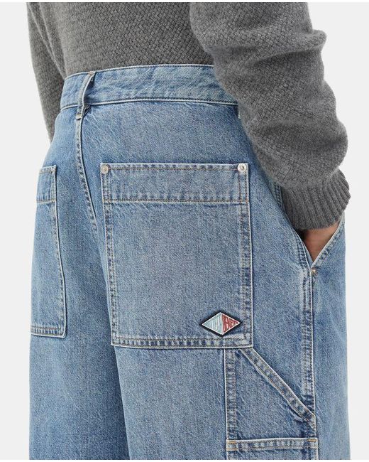 Bottega Veneta Blue Knee-Length Shorts for men