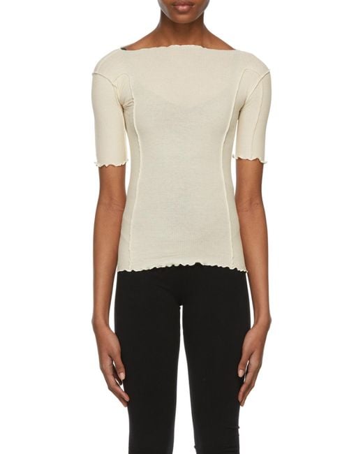 Baserange Natural Omato Stretch-Organic Cotton Top