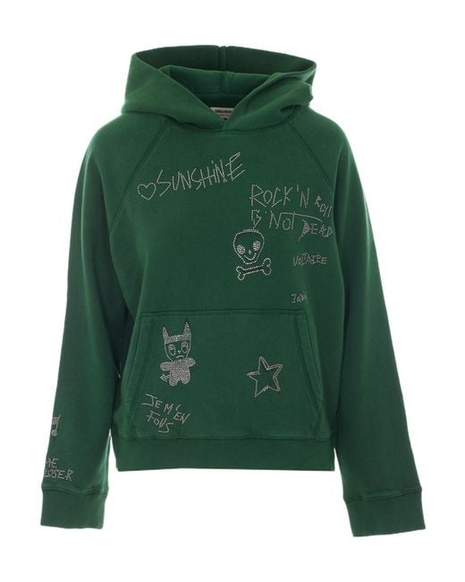 Zadig & Voltaire Green Long-Sleeved Sweatshirt