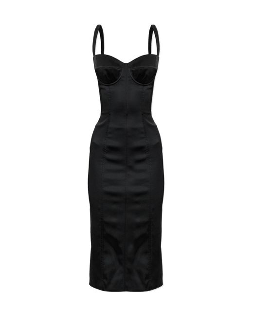 Dolce & Gabbana Black Sleeveless Dress
