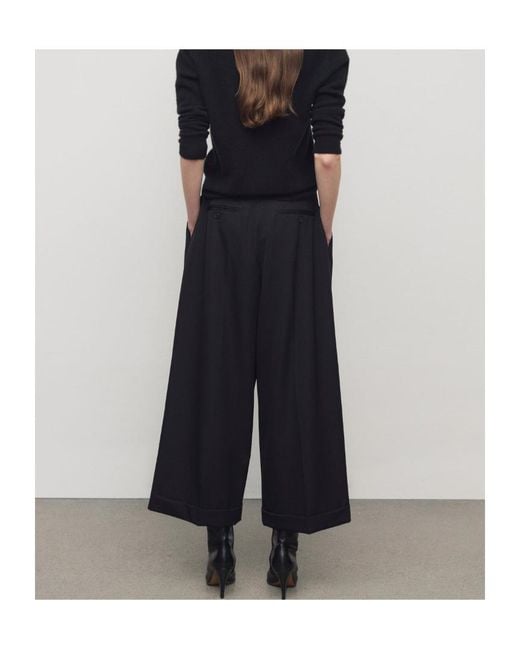 The Row Blue Lior Cuffed Trousers