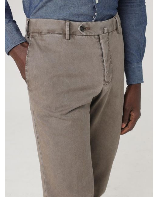 PT01 Gray Pt Torino Slim Trousers for men