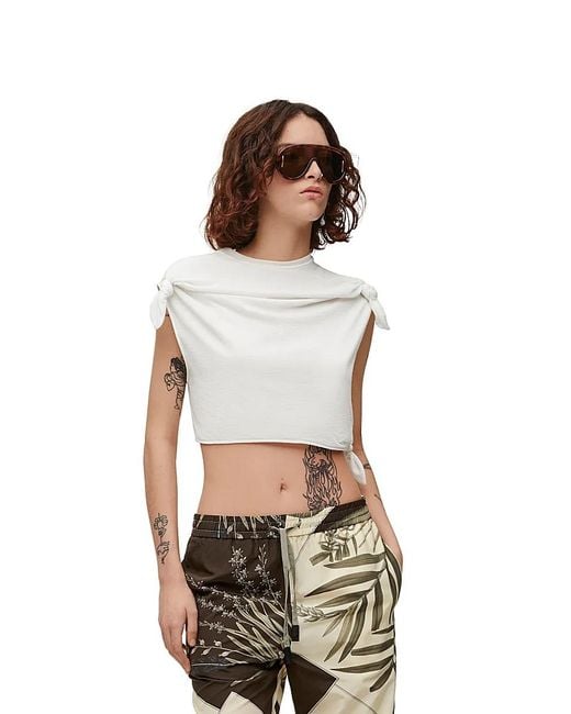 Loewe White Knot Top
