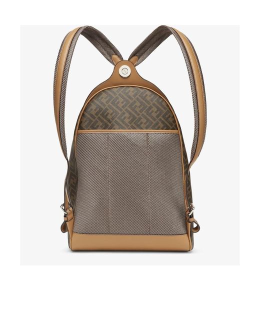 Fendi Multicolor Ff Motif Backpack for men