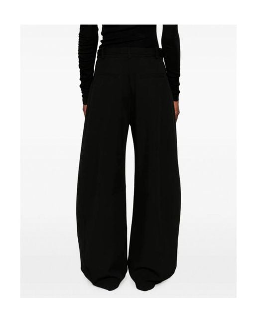 Pinko Purple Love Birds Straight Leg Trousers