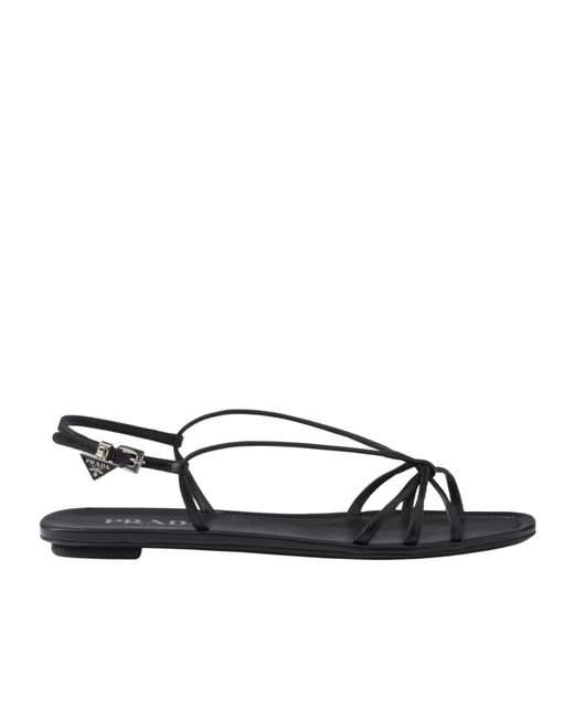 Prada Multicolor Square-Toe Sandals