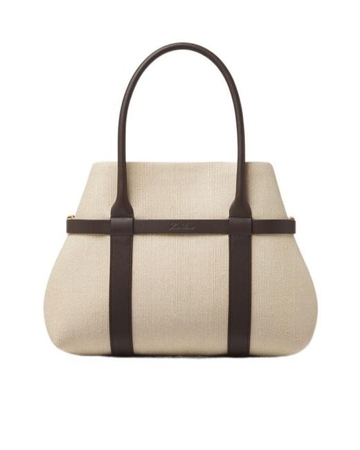 Loro Piana Natural Ghiera Small Shopper
