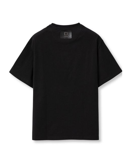 Wooyoungmi Black Logo Pattern T-Shirt for men