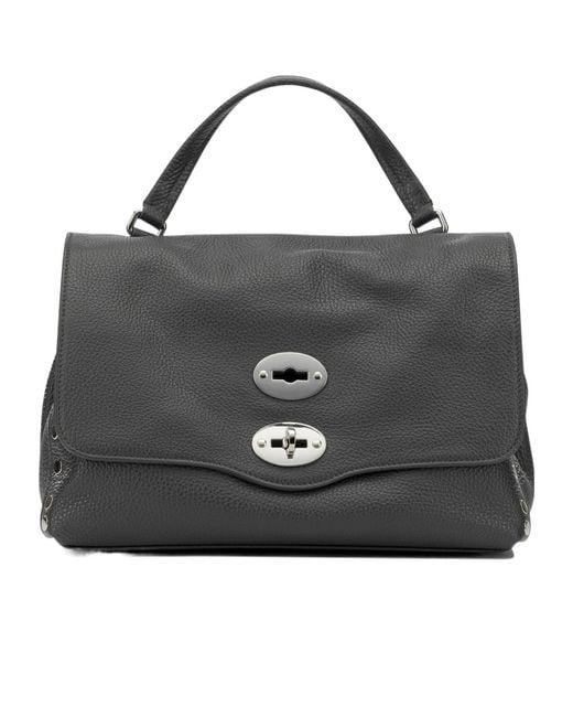 Zanellato Black Postina Daily Small Shoulder Bag