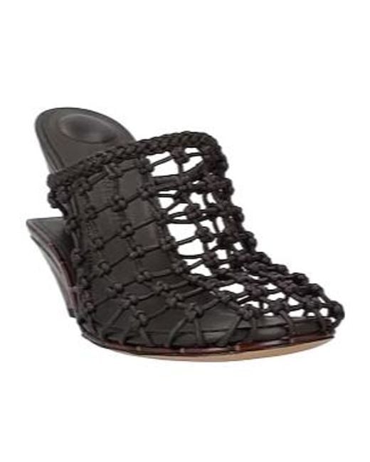 Jacquemus Black Minimalist Round-Toe Mules
