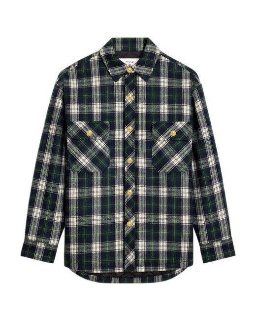 Céline Green Overshirt