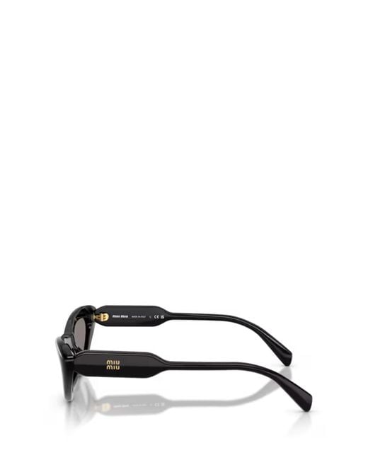 Miu Miu White Cat-Eye Sunglasses for men