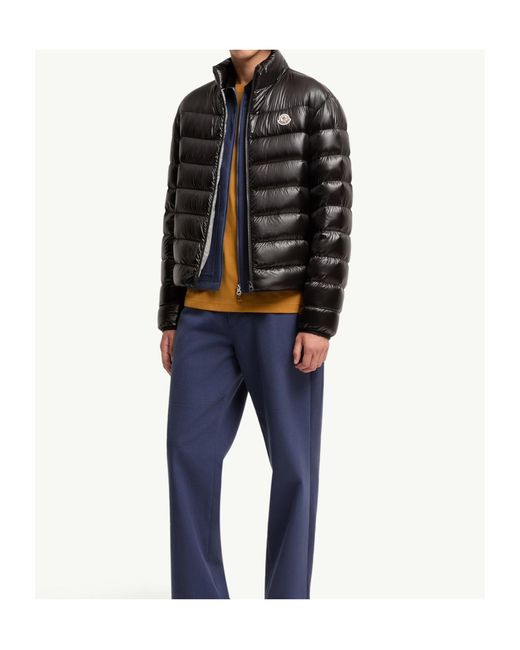 Moncler Black Sergesta Packable Short Down Jacket for men