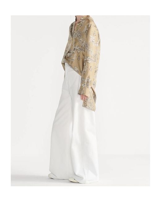 Dior White Iviera Long Blouse