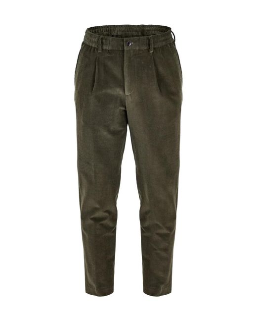 Barbour Green Wallington Trousers for men