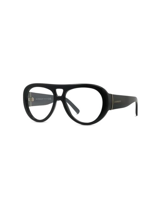 Givenchy White Eyewear Pilot Frame Glasses