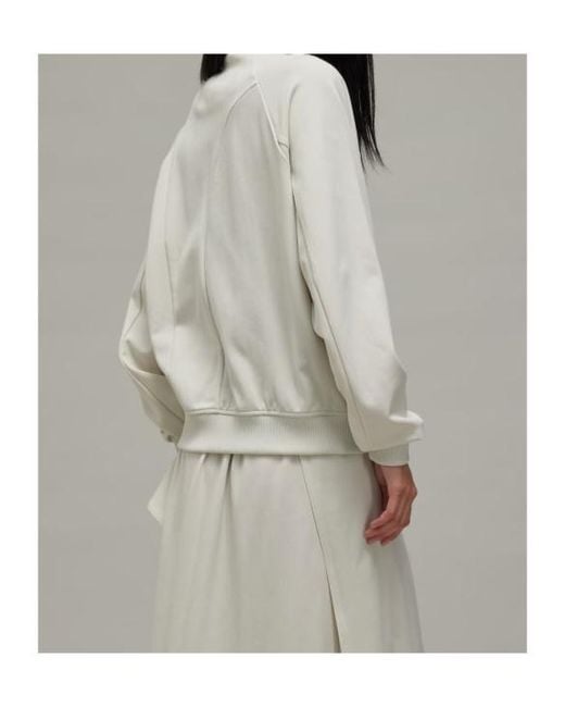 Y-3 Gray Relaxed-Fit Track Jacket