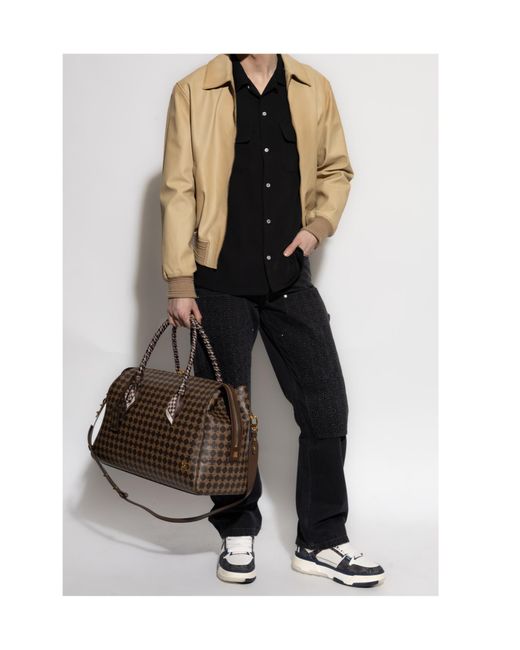 Amiri Black Debossed Ma Quad Carpenter Jeans for men