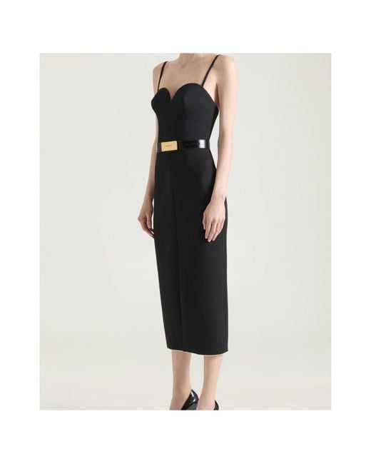 Givenchy White Paris Signature Label Buckle Belt