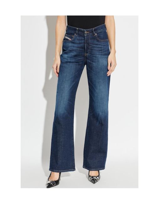 DIESEL Blue 1971-D-Sent Straight Leg Jeans