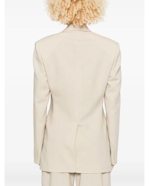 Wardrobe NYC Natural Wool Blazer
