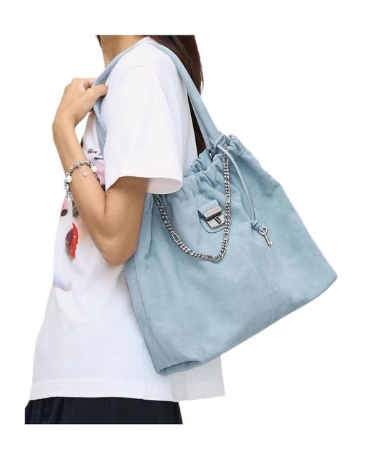 Marc Jacobs Blue The Cristina Suede Tote