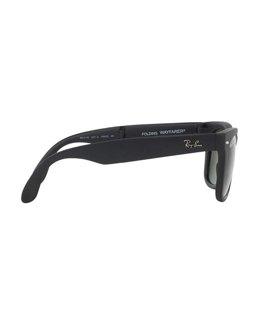 Ray-Ban Green Wayfarer Folding Classic Sunglasses for men