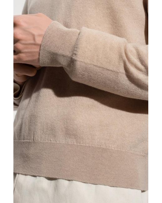 The Row White Benji Long-Sleeved Pullover for men