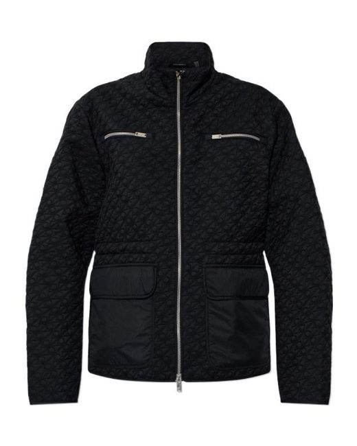 Moose Knuckles Black Quilted Puffer Jacket