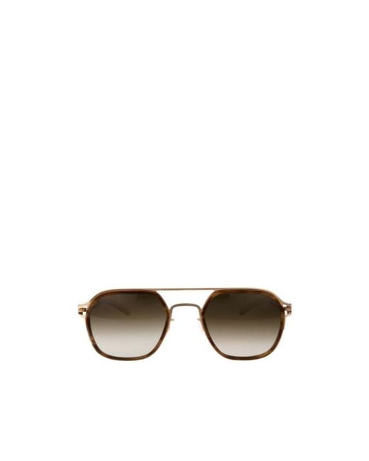 Mykita Metallic Leeland Aviator-Frame Sunglasses for men