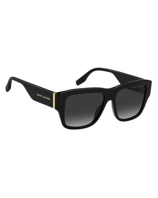 Marc Jacobs Black Logo Sunglasses for men