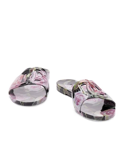 Dolce & Gabbana Black Sliders